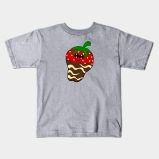 Chocolate Dipped Strawberry Kids T-Shirt